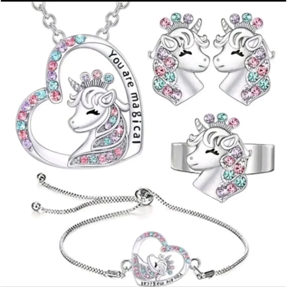 Magical Unicorn 🦄 4pc Jewelry Set